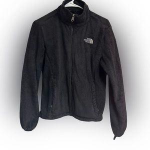 The north face black fleece jacket
